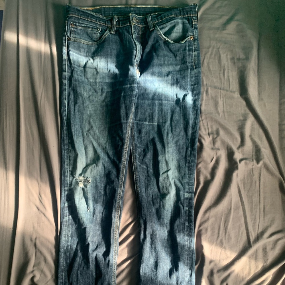 Distressed vintage Levi Jean